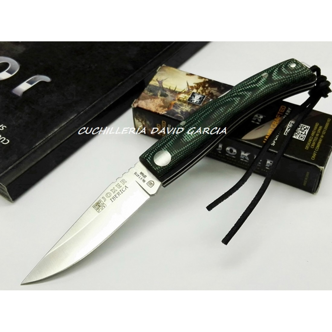 Joker Iberica Micarta Canvas Verde NV138